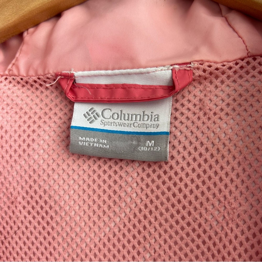 Columbia Omni tech size medium (10/12) pink rain jacket - Picture 5 of 5